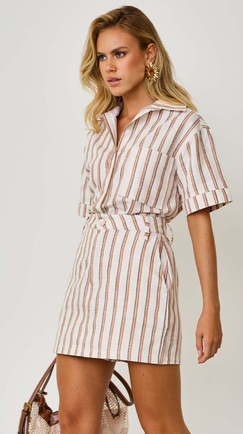 SHORT SAIA ALFAIATARIA LISTRADO