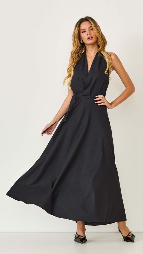 VESTIDO MIDI FRENTE ÚNICA 