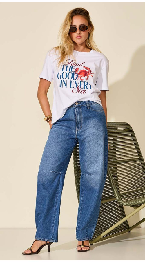 CALÇA JEANS BAGGY BALLOON