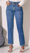 CALÇA JEANS MOM SHAKIRA CINTURA ALTA