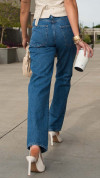 CALÇA JEANS RETA