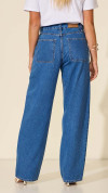 CALÇA JEANS JUMBO BOLSO FRONTAL 
