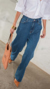 CALÇA JEANS JUMBO ESCURA
