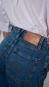 CALÇA JEANS JUMBO ESCURA