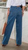 CALÇA JEANS JUMBO ESCURA