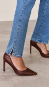 CALÇA JEANS RETA ABERTURA LATERAL