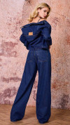 CALÇA JEANS MAXI WIDE BÁSICA