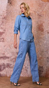 CALÇA JEANS BAGGY BALLOON PENCES