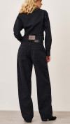 CALÇA JEANS JUMBO MARTINGALE PRETA