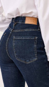 CALÇA JEANS FLARE ABERTURA LATERAL