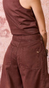 CALÇA SARJA PANTALONA MARROM