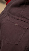 CALÇA SARJA BAGGY BALLOON MARROM