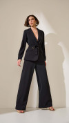 CALÇA MAXI WIDE LEG ANTUÉRPIA PRETA