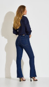 CALÇA JEANS ESCURA FLARE JULIETTE