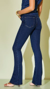 CALÇA JEANS FLARE CINTURA ALTA