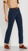 CALÇA JEANS RETA DARK BLUE