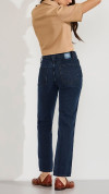 CALÇA JEANS RETA DARK BLUE