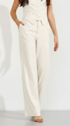 CALÇA PANTALONA LINHO OFF WHITE