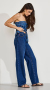 CALÇA JEANS JUMBO FILIGRANA
