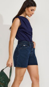 SHORT JEANS MOM FILIGRANA