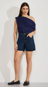 SHORT JEANS MOM FILIGRANA