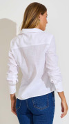 CAMISA MANGA LONGA ABOTOAMENTO OCULTO BRANCA