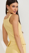 BLUSA LINHO MANTEIGA
