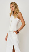 BLUSA LINHO OFF WHITE