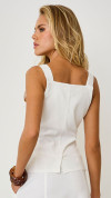 BLUSA LINHO OFF WHITE