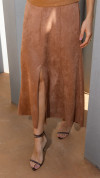 SAIA SUEDE LONGA MOCHA MOUSSE