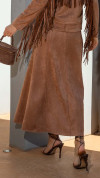 SAIA SUEDE LONGA MOCHA MOUSSE