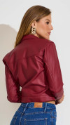 SHACKET CROPPED NEO COURO CHERRY