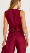 COLETE DE LINHO CHERRY