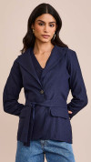 BLAZER LINHO COM FAIXA AZUL NOITE
