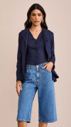 BLAZER LINHO COM FAIXA AZUL NOITE