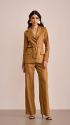 BLAZER LINHO COM FAIXA CARAMELO