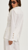 BLAZER LINHO COM FAIXA OFF WHITE