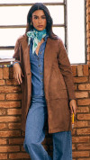 TRENCH COAT SUEDE MOCHA MOUSSE