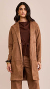 TRENCH COAT SUEDE MOCHA MOUSSE
