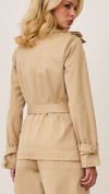 BLAZER ALFAIATARIA COM CINTO BEGE