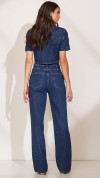 CALÇA JEANS WIDE LEG UPCYCLE 2 CORES