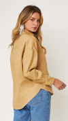 CAMISA  100% LINHO BOLSO ÚNICO 