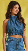 CROPPED FRENTE UNICA GLISS JEANS