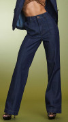 CALÇA JEANS WIDE LEG ALFAIATARIA - GLISS