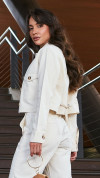 JAQUETA FEMININA SARJA OFF WHITE - GLISS