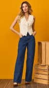 CALÇA WIDE LEG CÓS LARGO