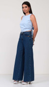 CALÇA MAXI WIDE CINTURA ALTA