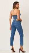CALÇA MOM COM 2 PASSANTES