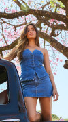 SAIA SHORTS JEANS 