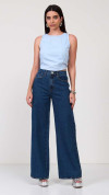 CALÇA MAXI WIDE CINTURA ALTA